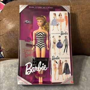 Barbie 35th Anniversary new never removed from box